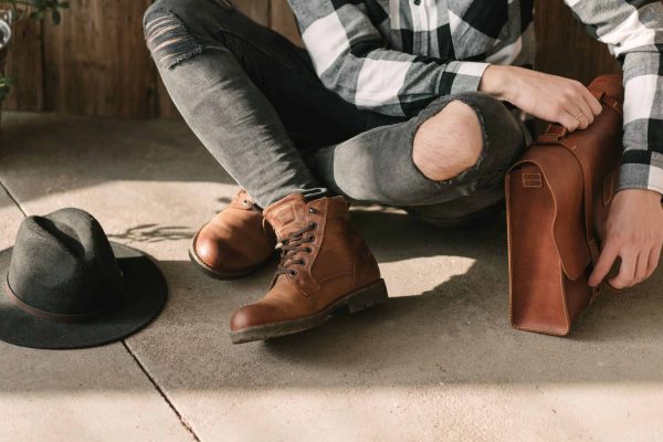 Hand-made Leather Satchel - Imagen 5